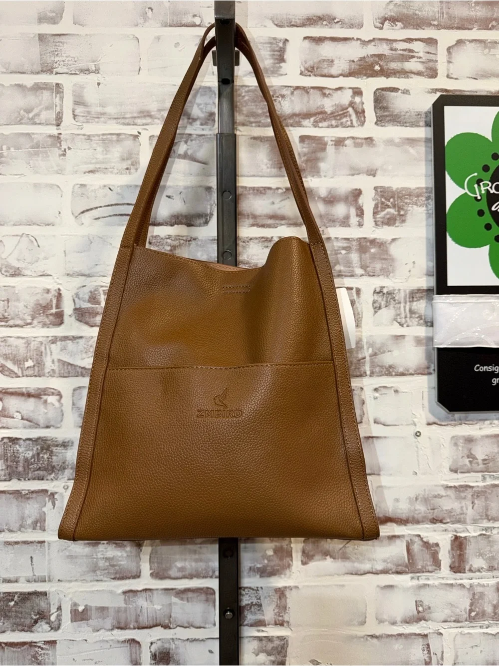 ZMBird Classic Tan Tote Bag - Timeless Everyday Carry